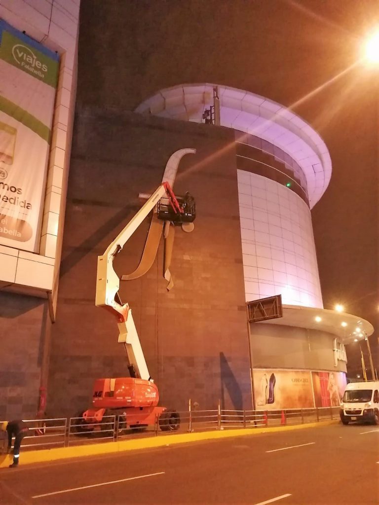 limpieza de fachadas en altura